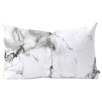 Chelsea Victoria Marble Oblong Throw Pillow, 23"x14"