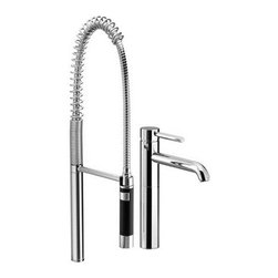 Dornbracht 33826625 Meta.02 Single-Lever Faucet and Profi Spray Set - Products