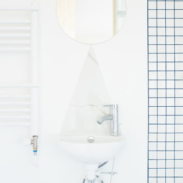Ridel - Détail du lavabo de la salle de bain