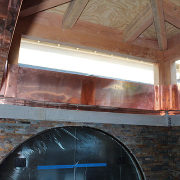 Copper Fascias,Soffits and Posts Cladding/Wrapping
