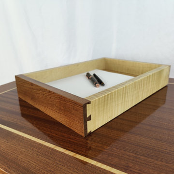 Hardwood Drawer Boxes with Handcut Dovetail Joints
