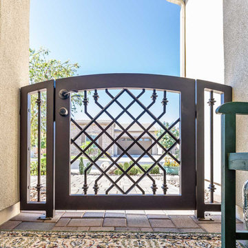 Diamond Design Iron Gate