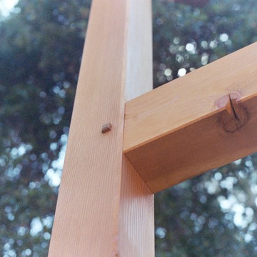 CB timber frame entry structure