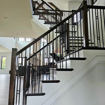 Project #109 | U-Shaped Stairs in Countryside Retreat