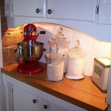 painted backsplash