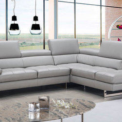 Aurora Leather Sectional Sofa - Products