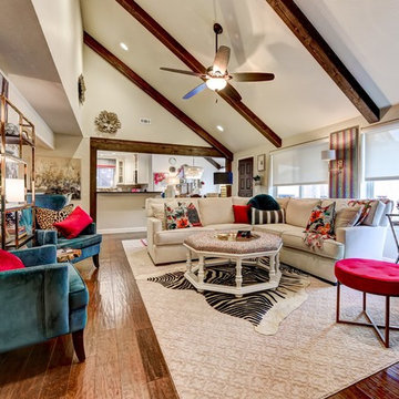 Before and After Living spaces