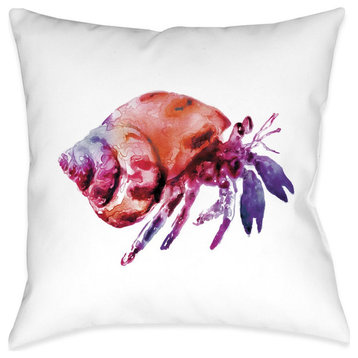 Galaxy Hermit Crab Indoor Pillow, 18"x18"