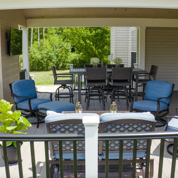 Strongsville Attached Structure, AZEK Deck and Unilock Patio