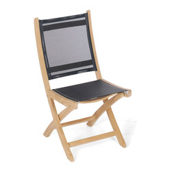 Wintons Teak Mendez Folding Chair - Outdoor Dining Chairs