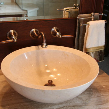 Natural Stone Master Bath in Crystal Lake