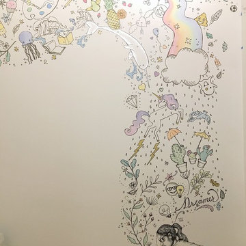 Preteen Sketchbook Emoji Mural