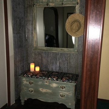 Closet convert to mini mud room