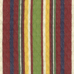 ROTH & TOMPKINS TEXTILES - Promenade Fabric, Berry, 54''x36'' - Upholstery Fabric