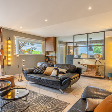 Rénovation de la pièce de vie d'une maison