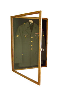Military Uniform Display Case Memorial