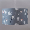 Long Tailed Tit Bloom Lampshade, Large