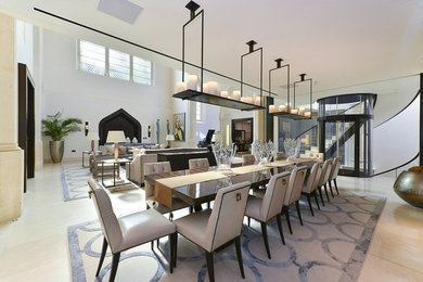 Inspiration for a dining room in London.
