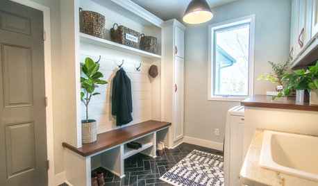 Before and After: New Mudroom Helps a Family Get Organized