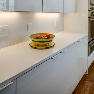 Italian High Gloss Contemporary Kitchen - Gilmans Kitchens and Baths