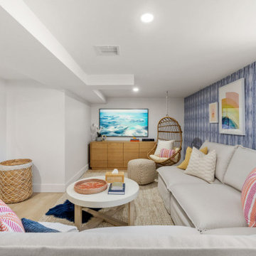 Manchester-By-The-Sea Basement Playroom and Attic Guest Suite