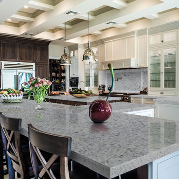 Giallo Ornamental Light Granite Kitchen