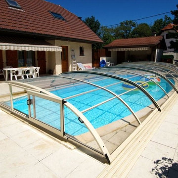 Retractable Pool Enclosures - Low Design Models
