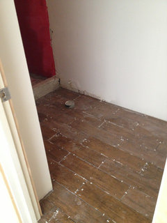 tile bathroom rectangular floor