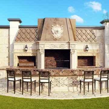 Garden landscaping Dubai from Luxury Antonovich Design