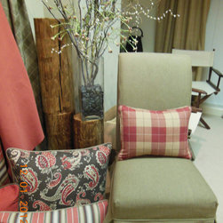 Coffee and camel - Upholstery Fabric