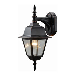 Hardware House - Oil Rubbed Bronze Outdoor Patio Exterior Light Fixture, 19-1890 - Outdoor Wall Lights And Sconces