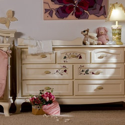 7 drawer dresser from CLEOPATRA collection offers changing tray option - Nursery Decor