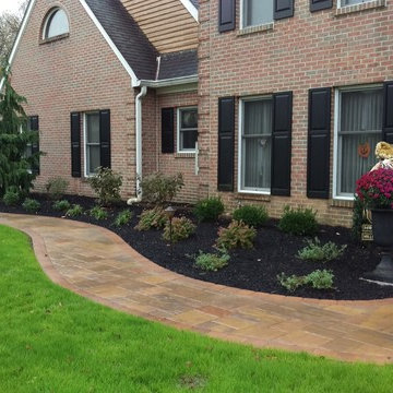 Paver Walkway & Facade Planting