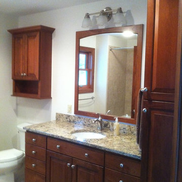Door style: Danbury | Species: Cherry | Finish: Ebony