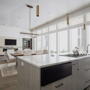 Open-Concept Kitchen & Great Room Cabinetry - Bend, OR