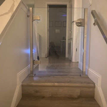 Residential Glass Stair Case