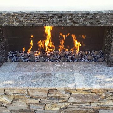 Outdoor Custom Fireplaces