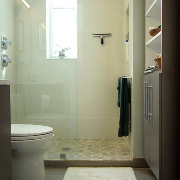 Old Town Condo Modern Bathroom