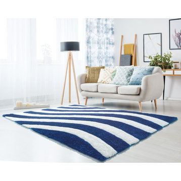 United Weavers Finesse Streamer Navy Accent Rug 1'10x3'