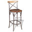 VidaXL Solid Reclaimed Wood Bar Chair, 45x45x110 cm