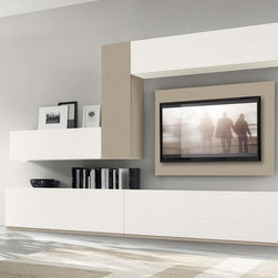 Modern Italian Wall Unit VV 3913 - $2,410.00 - Entertainment Centers And Tv Stands