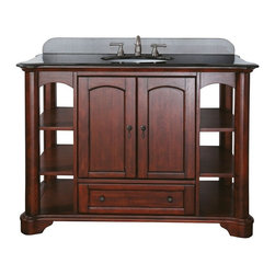 Avanity Vermont Mahogany Bathroom Vanity Combo 49 x 22 x 35 - Bathroom Vanities And Sink Consoles