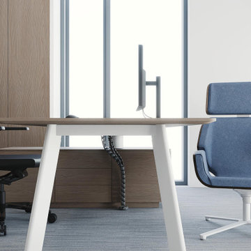 Executive Workspace at Airoptic Research & Technology Office in Wysogotowo