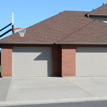 David R's Pro Dunk Gold Basketball System on a 30x25 in Spokane, WA