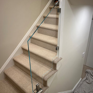 Custom Stair Glass Railing Panel