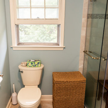 Bathroom with Champagne Bronze Finishes