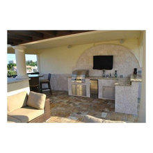 outdoor kitchen