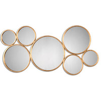 Kanna Gold Wall Mirror