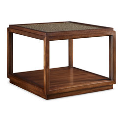 Bardo Bunching Table - Art Glass Top - Baker Furniture - Side Tables And End Tables