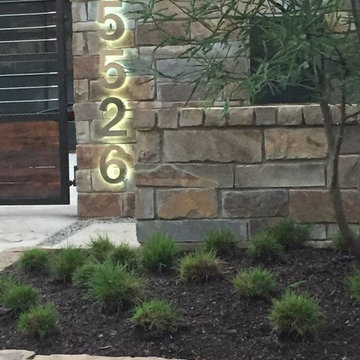 Houston Backlit Address Block